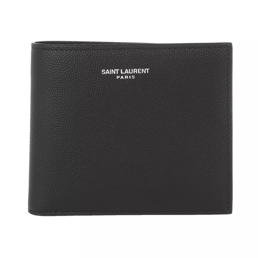 Saint Laurent Folding Wallet Leather Bi-Fold Wallet
