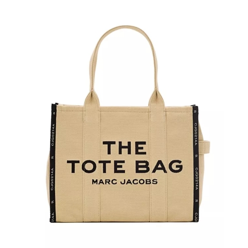 Marc Jacobs The Large Canvas Jacquard Tote Brown Rymlig shoppingväska