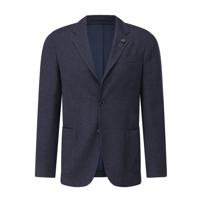 Lardini Übergangsjacke Slim-Fit Sakko in Tweed-Optik beige(Image 4)