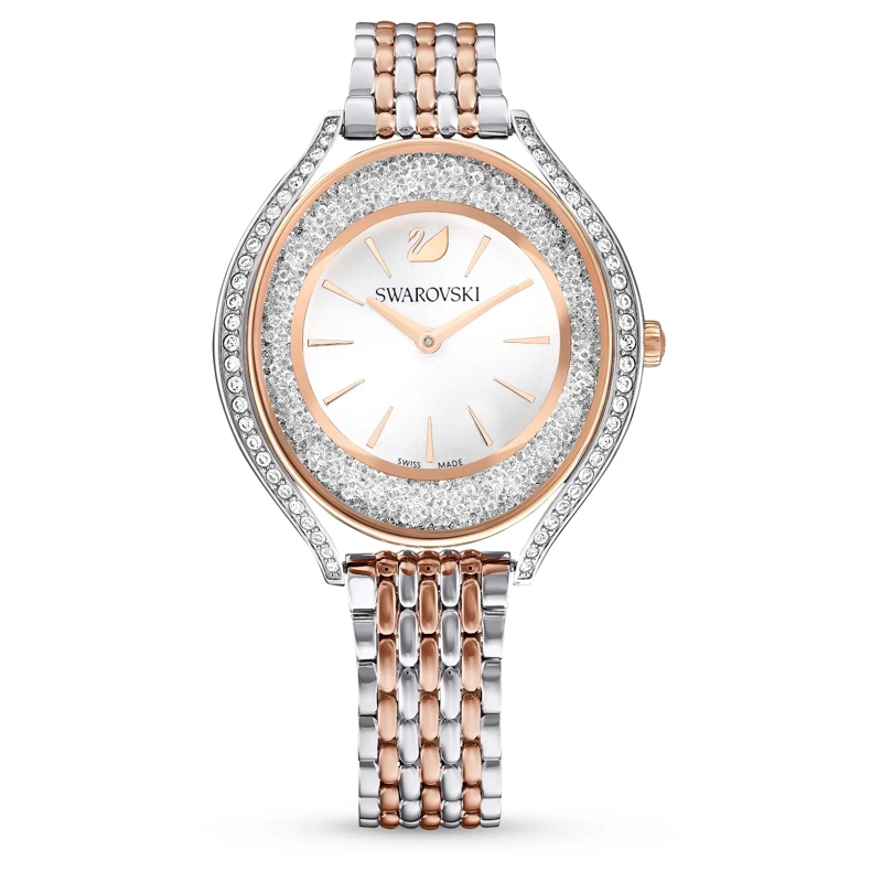 Swarovski Chronograph Crystalline Aura Swiss Made Rose gold tone