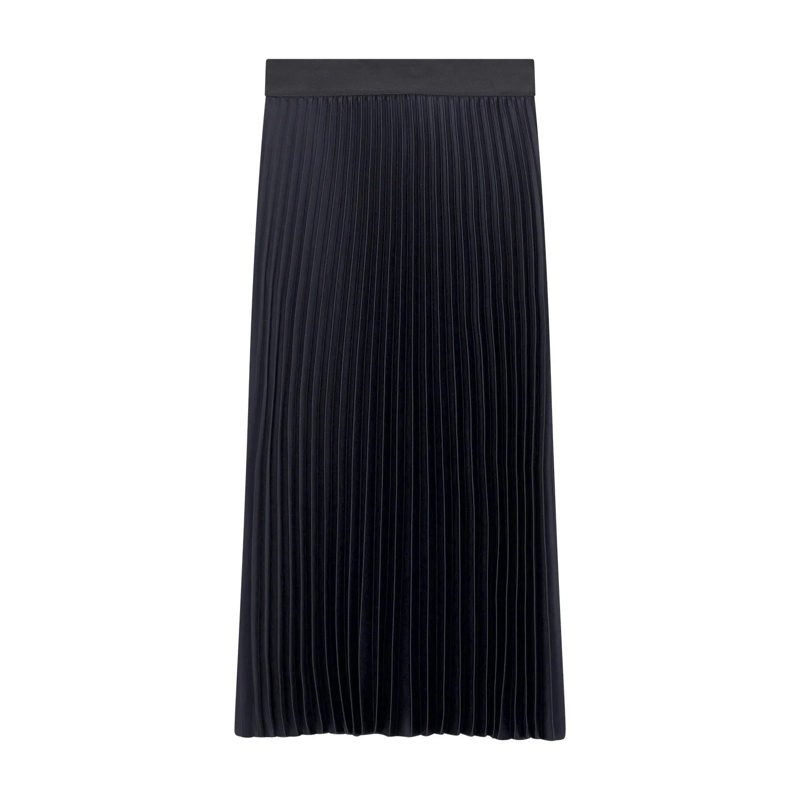 Luisa Cerano Jupe longue Maxirock aus Satin mehrfarbig
