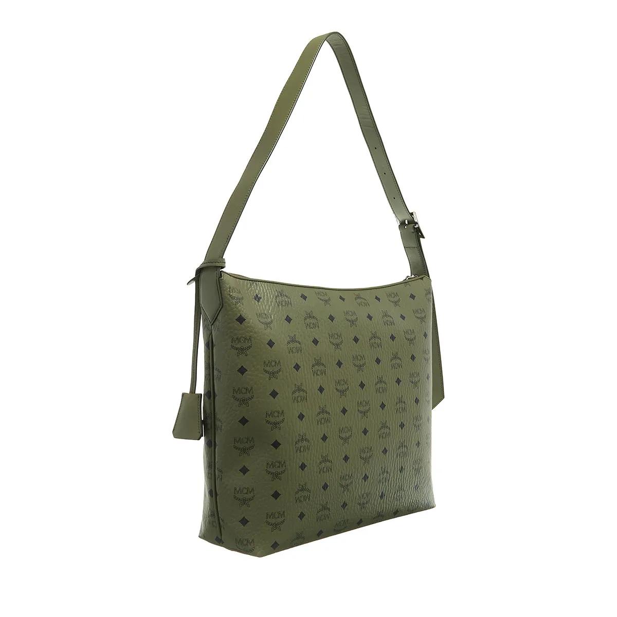 MCM Hobo bags Aren Hobo Large in groen