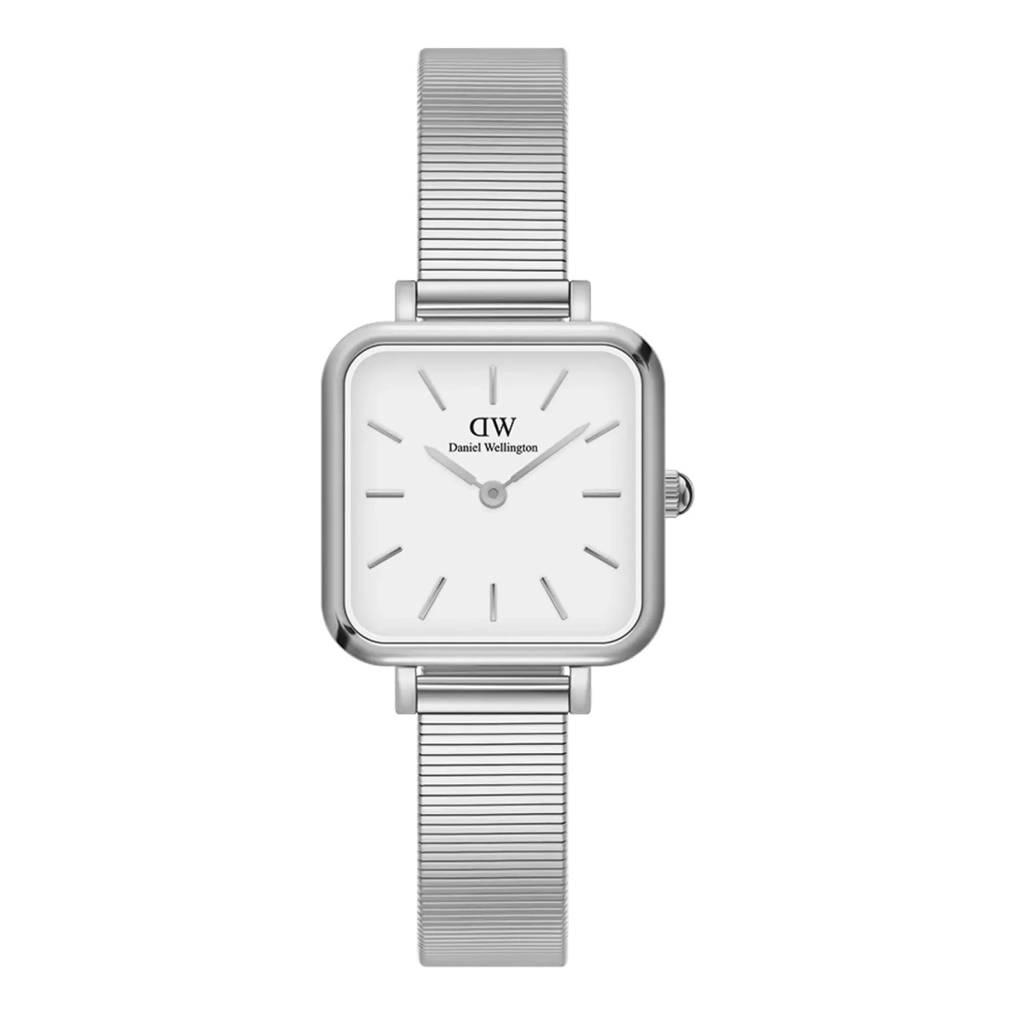 Daniel Wellington Uhr - Studio 22 x 22 S White - Gr. unisize - in Silber - für Damen