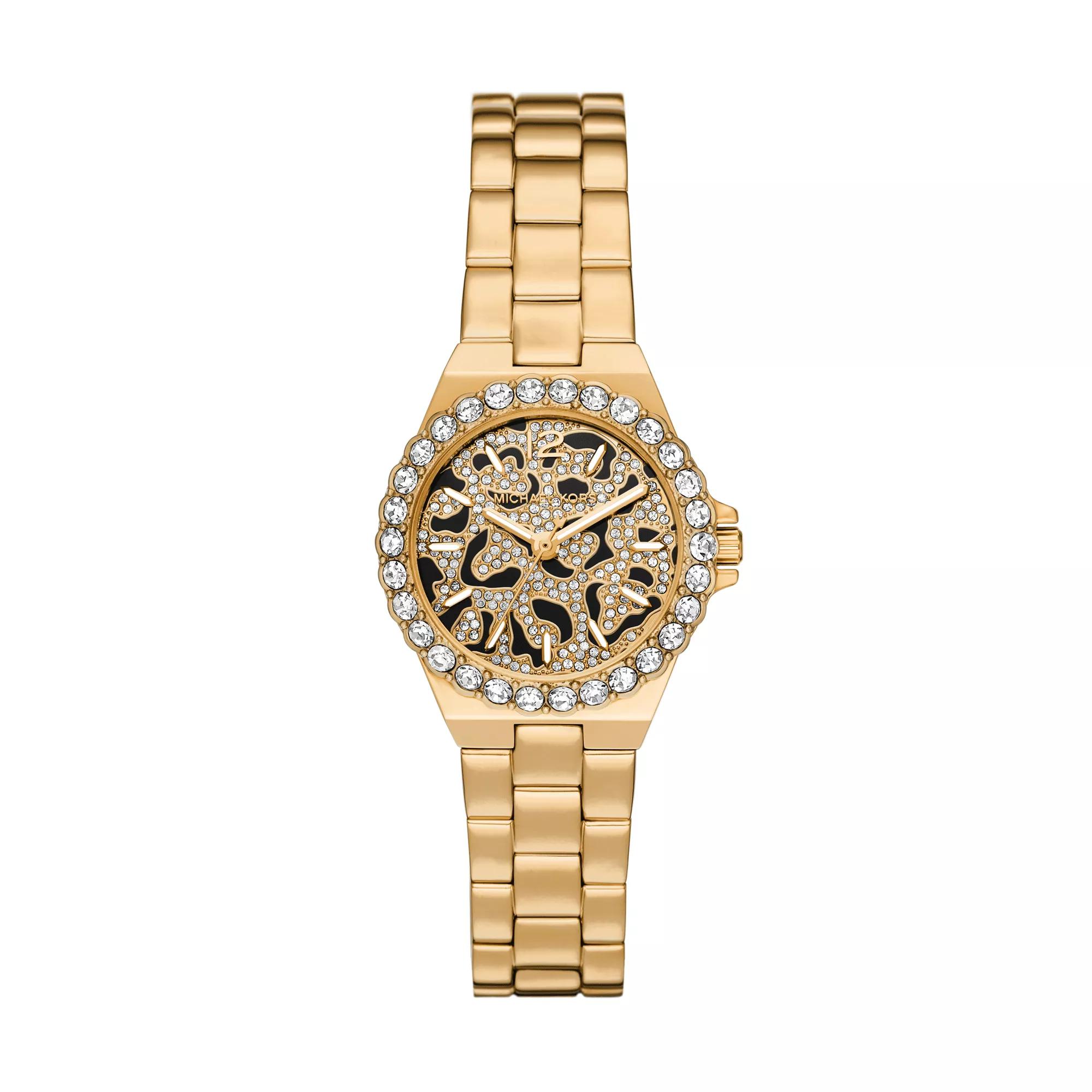 Michael Kors Uhr - Lennox Three-Hand Stainless Steel Watch - Gr. unisize - in Gold - für Damen