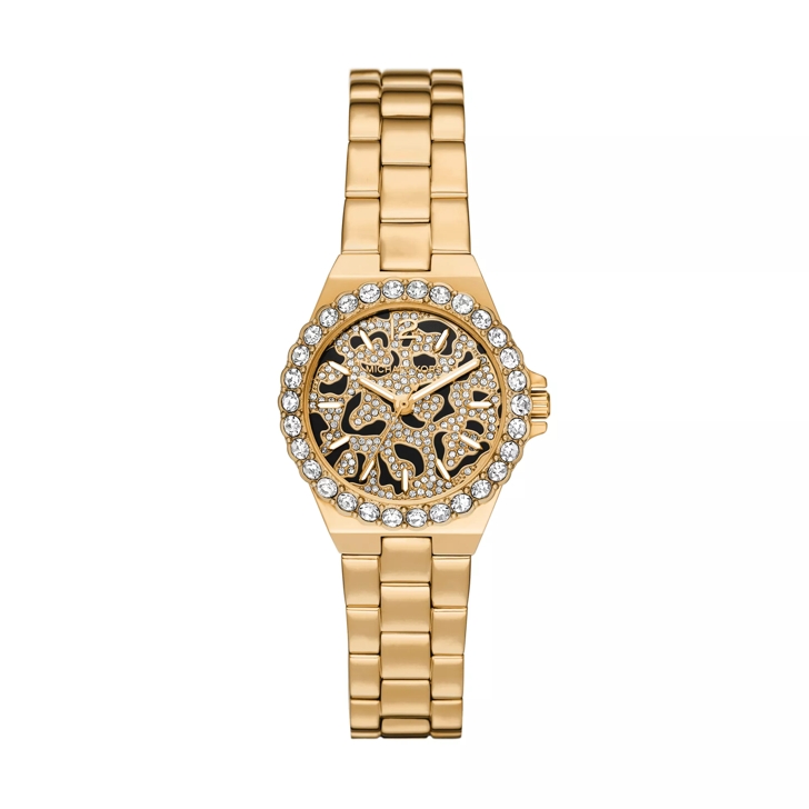 Michael kors gold and white online watch