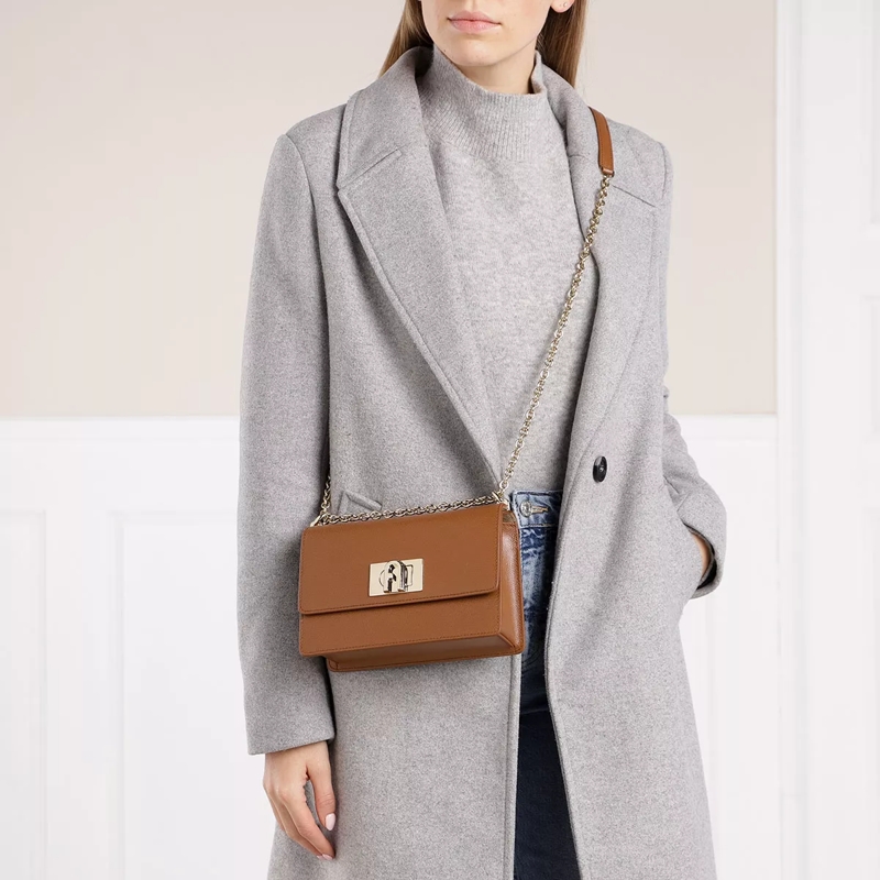 Furla Mini sac Furla 1927 Mini Crossbody 20 Cognac(Image 2)