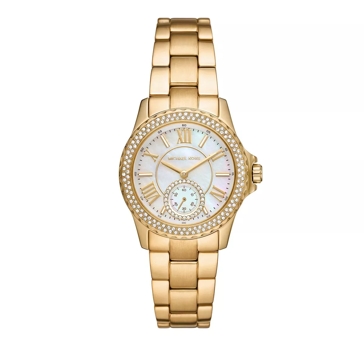 Mk watch hot sale gold