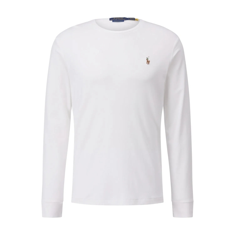 Polo Ralph Lauren Hemd Longsleeve mit Logo Weiß