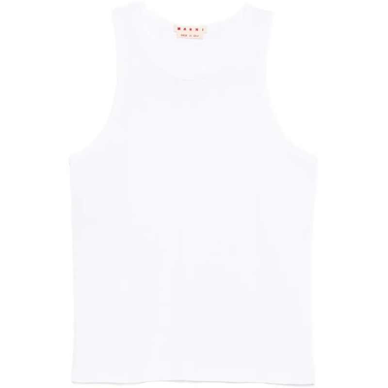 Marni T-shirt Tanktop White weiß