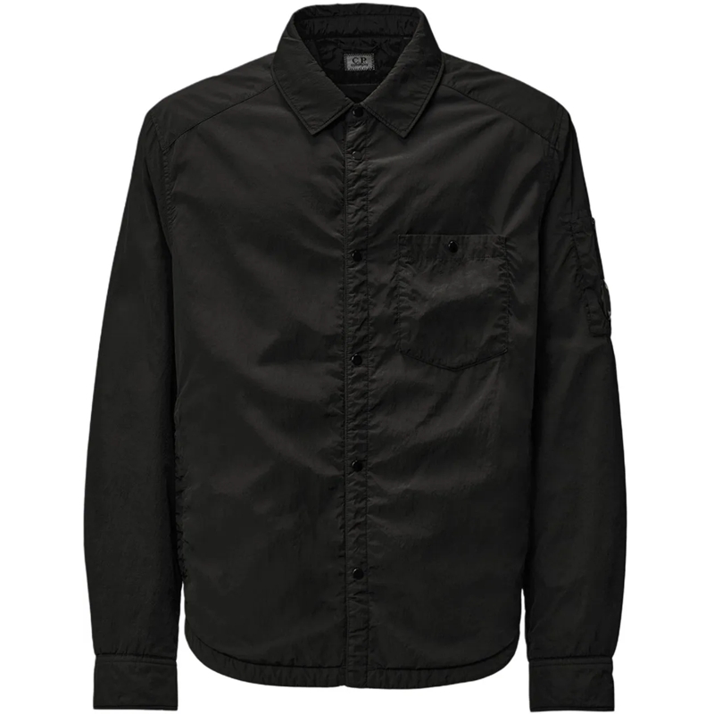 CP Company Legeres Oberteil Overshirt zwart schwarz