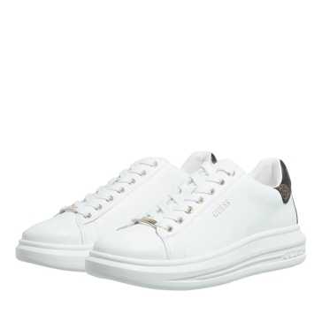 Guess Vibo White Brown lage top sneaker