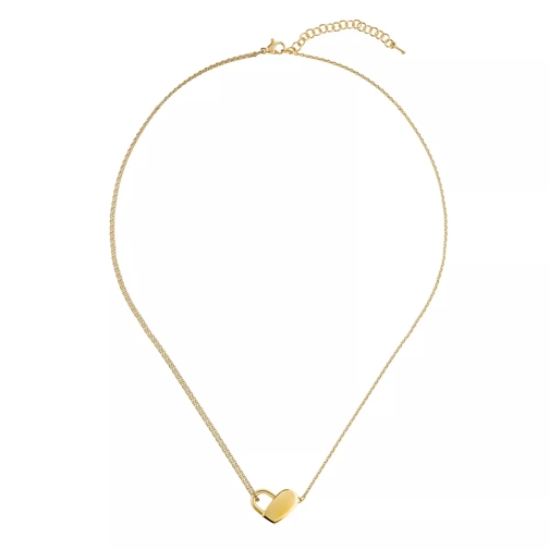 Boss Soulmate Necklace Yellow Gold Mittellange Halskette