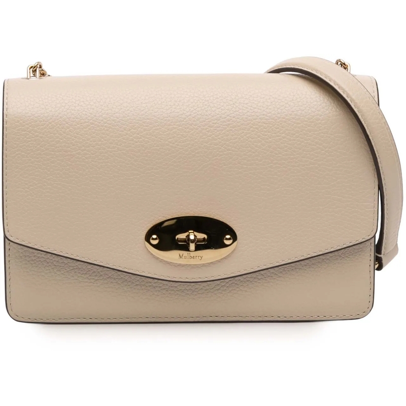 Mulberry Schultertasche Small Grained Calfskin Darley Crossbody braun