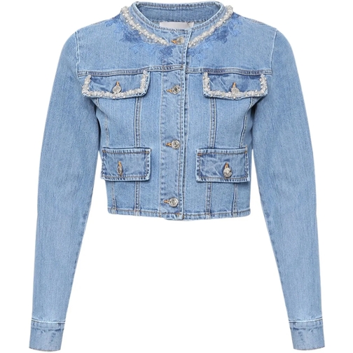 Ermanno Firenze Veste de transition Jackets Denim Medio blau