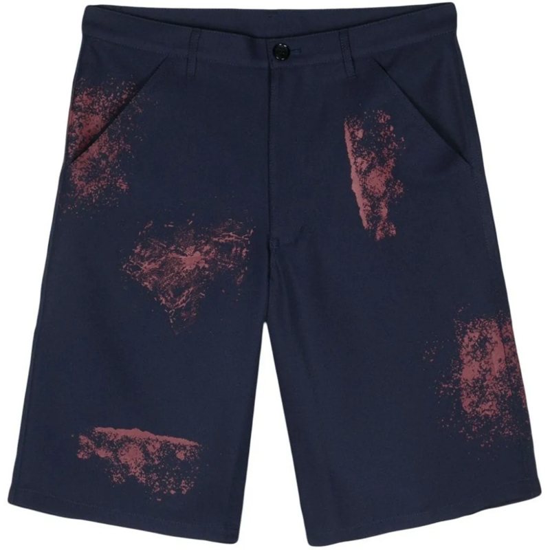 Comme des Garcons Jeans mit geradem Bein Trousers Blue blau