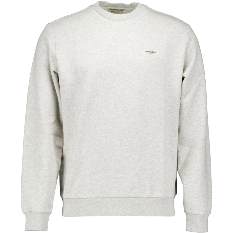 Woolrich  Woolrich Logo Interlock Crewneck  Lichtgrijs Cfwos grau