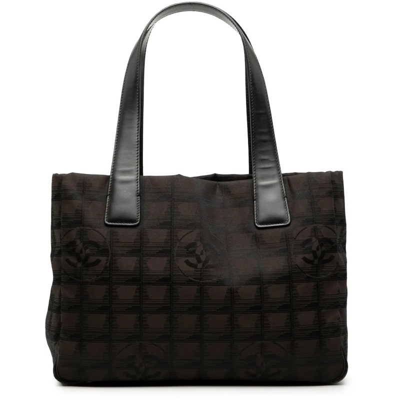 Chanel Shopper New Travel Line Nylon Tote braun