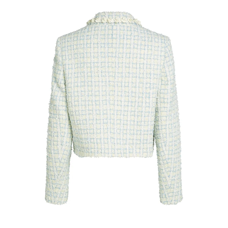 Karl Lagerfeld KARL ESSENTIAL BOUCLÉ-JACKE blau Blazer