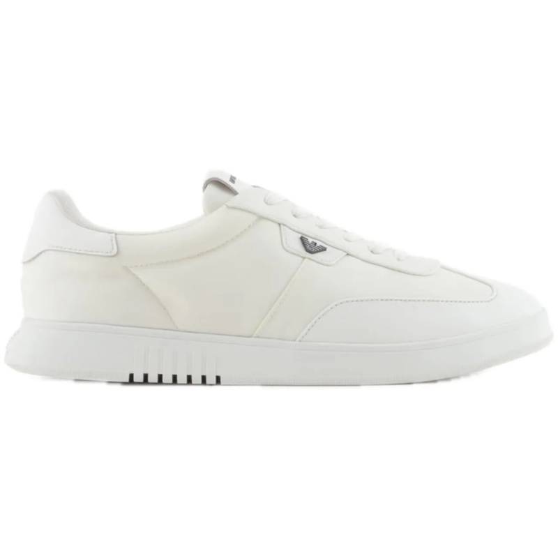 Emporio Armani Low-Top-Sneaker Basic Nylon Sneaker White weiß
