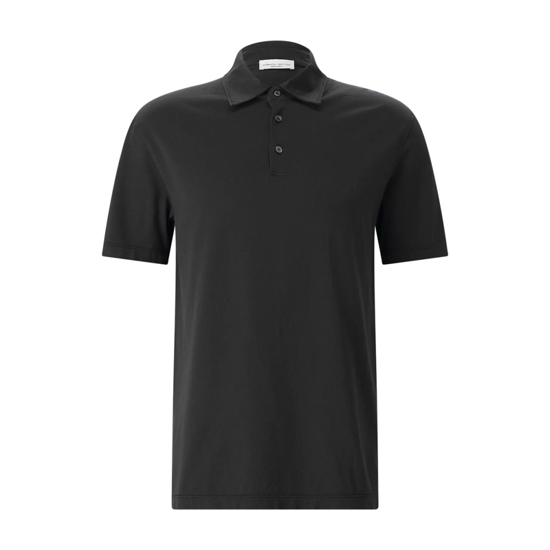 Roberto Collina Polohemd Poloshirt aus Baumwolle weiß(Image 7)