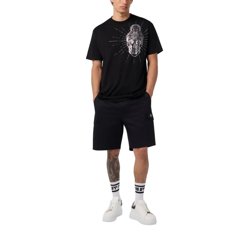 Philipp Plein T-Shirt Round Neck T-Shirt Skull Stones schwarz(Image 2)