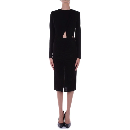 Elisabetta Franchi Midi-Kleider Dresses Black schwarz