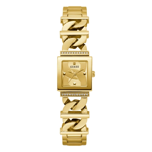 Guess Runaway Gold Tone Quartz Horloge