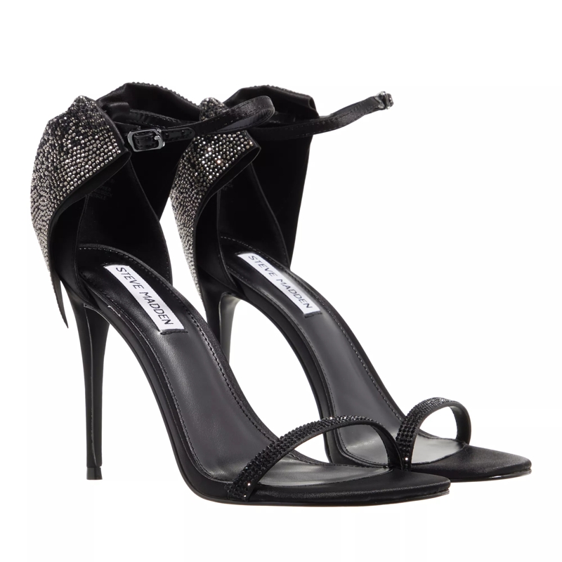 Steve Madden Sandals Bellarosa Sandal Black Satin