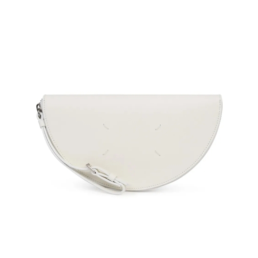 Maison Margiela White Saffiano Leather Clutch Bag White Clutch