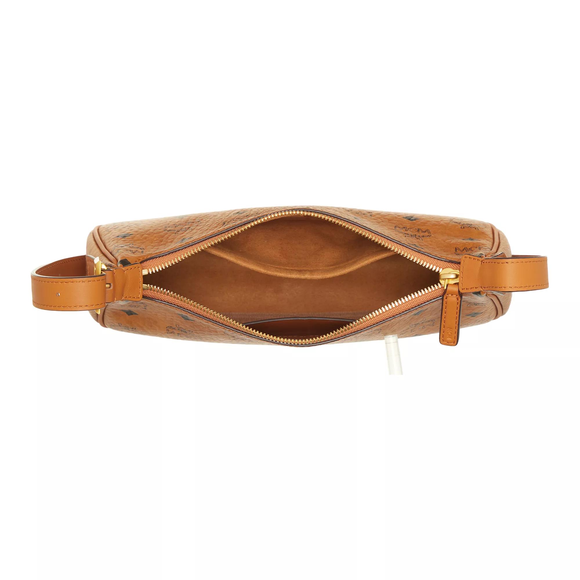 MCM Pochettes Aren Vi Shoulder Small in cognac