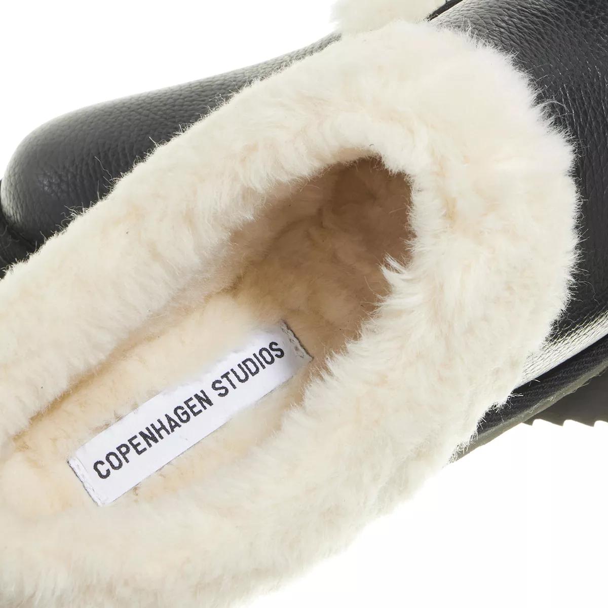 copenhagen slippers & mules, cph248 botalato en noir - pour dames