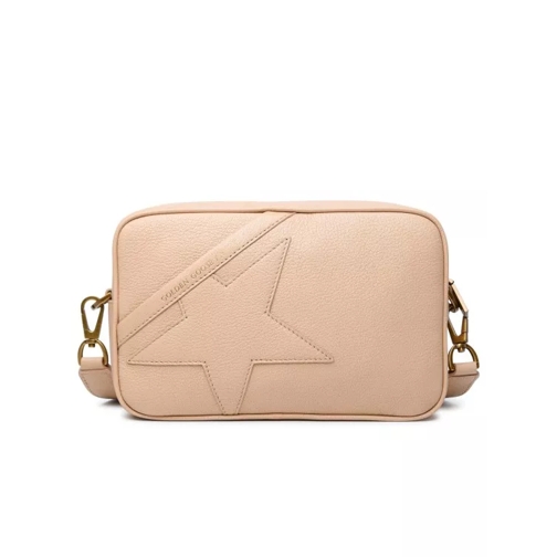 Golden Goose Star' Camel Leather Bag Neutrals Sac pour appareil photo