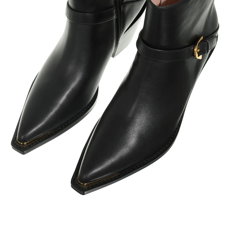 Coccinelle Enkele laarsjes Coccinelleconnie Cow Hide Noir(Image 6)