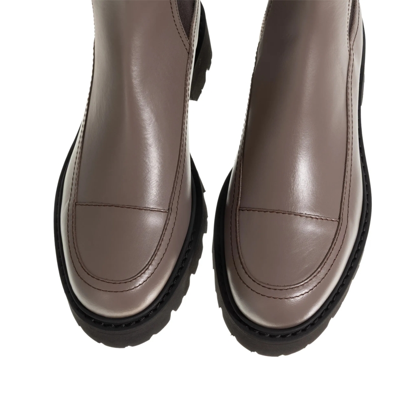 Emporio Armani Stiefeletten Stivaletto Vitello+Elastico Taupe+Testa Di Moro(Image 6)