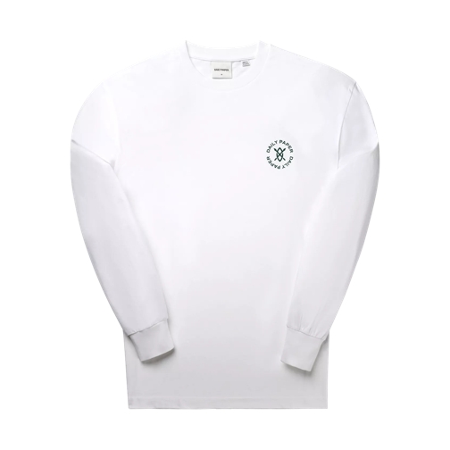 Daily Paper "Circle" Longsleeve white white 
