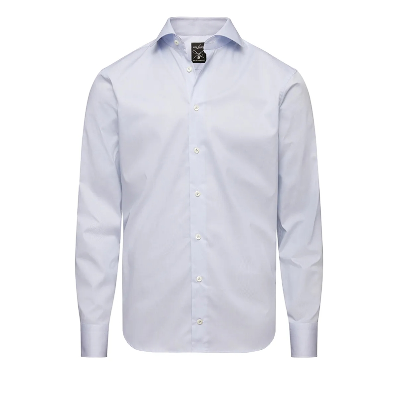 VAN LAACK Hemd Hemd Slim Fit Streifen blau