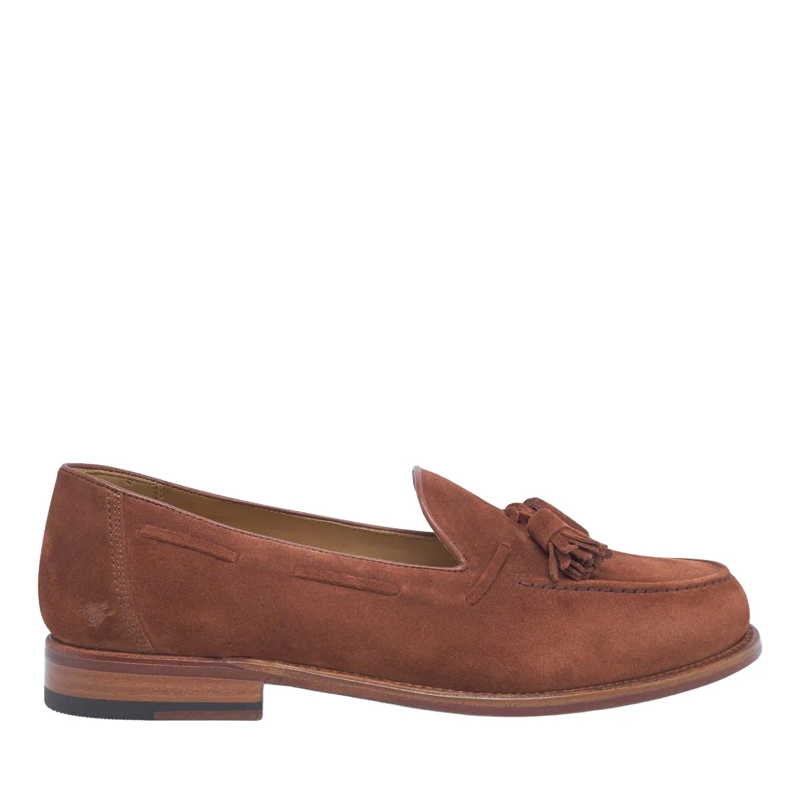Heinrich Dinkelacker Loafer Loafer Wien Plain Tassel V mittel-braun