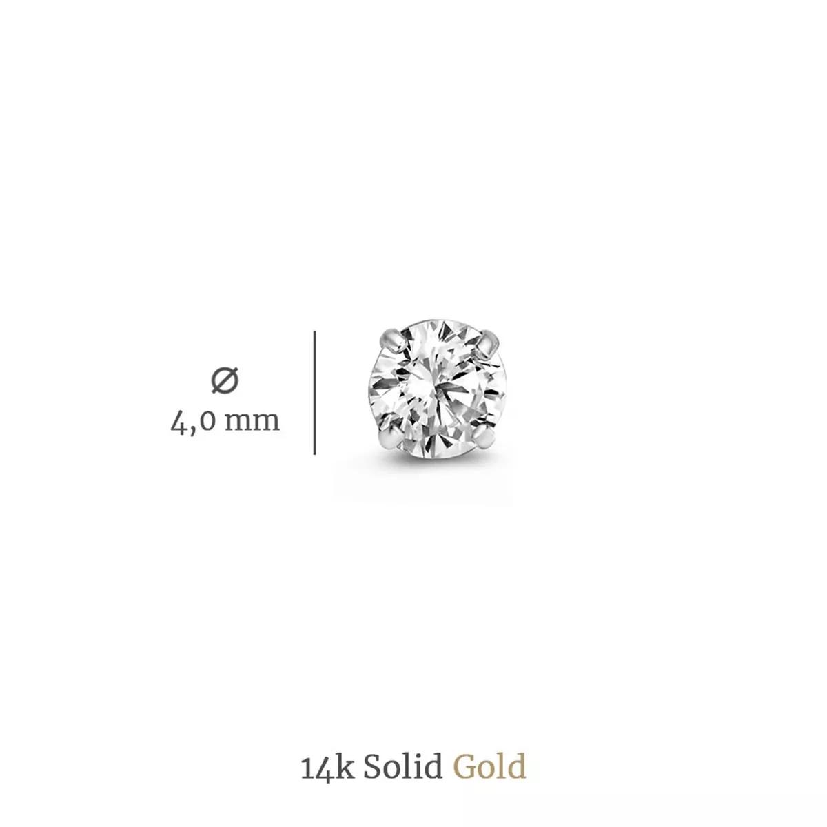 Thumbnail - Isabel Bernard Ohrringe - Saint Germain De L'Echaude 14 Karat Ear Studs With - Gr. unisize - in Silber - für Damen