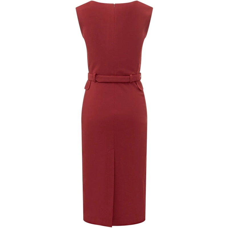 Pinko Maxikleid Abito Acalypha Midi con Cintura braun(Image 2)