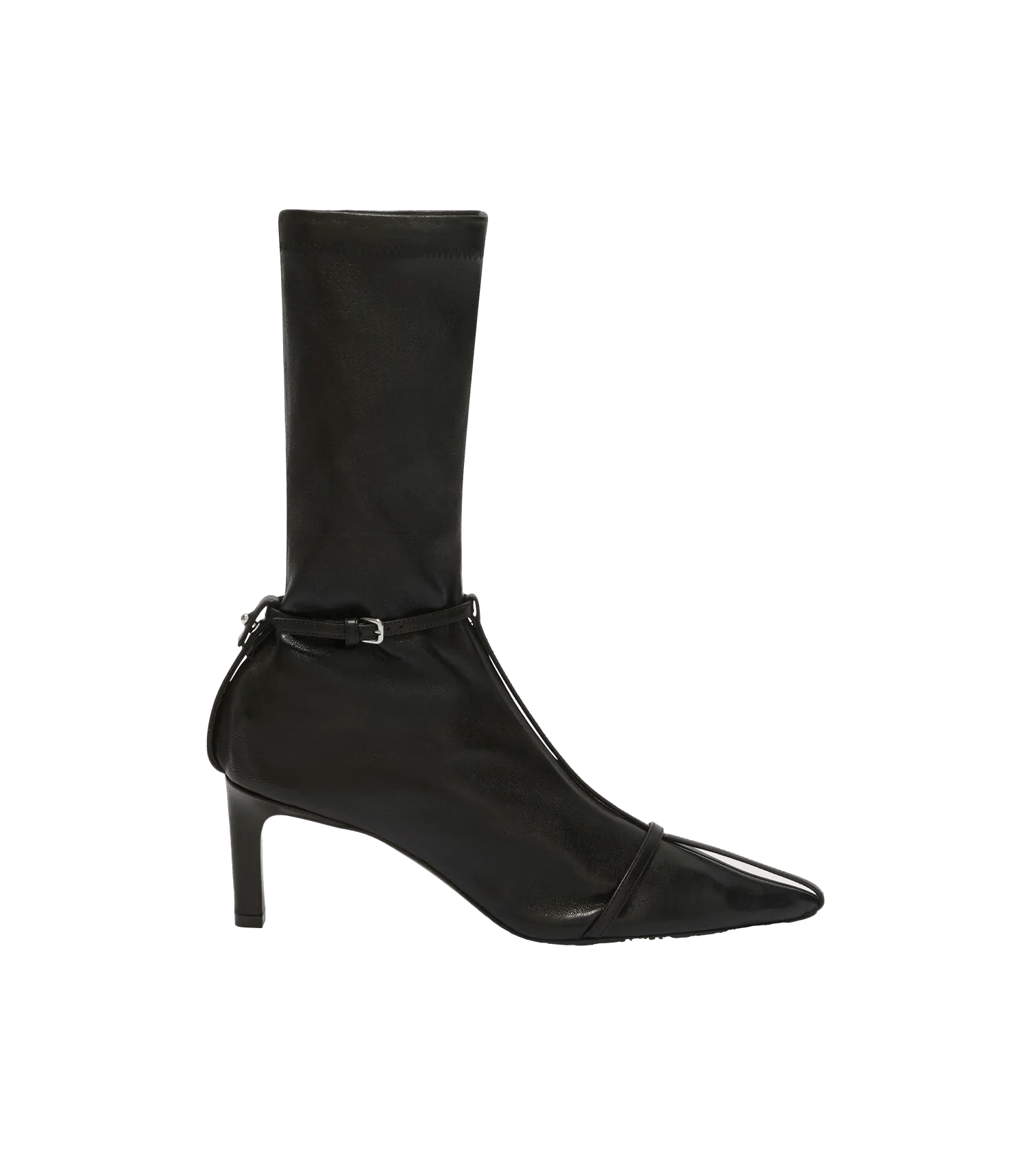 Jil Sander Sneakers - Stiefeletten mit Riemen - Gr. 36 (EU) - in Schwarz - für Damen