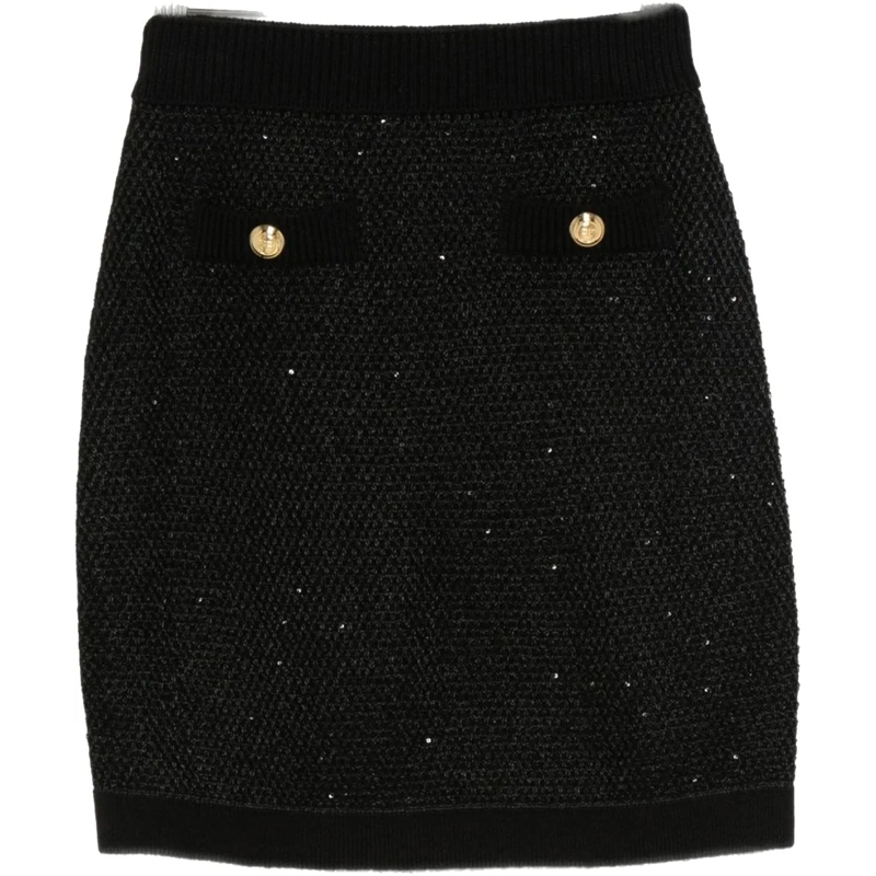 Elisabetta Franchi Midirock Skirts Black schwarz