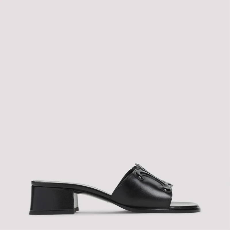 Celine Sandalen Rounded Open Toe Mules Black