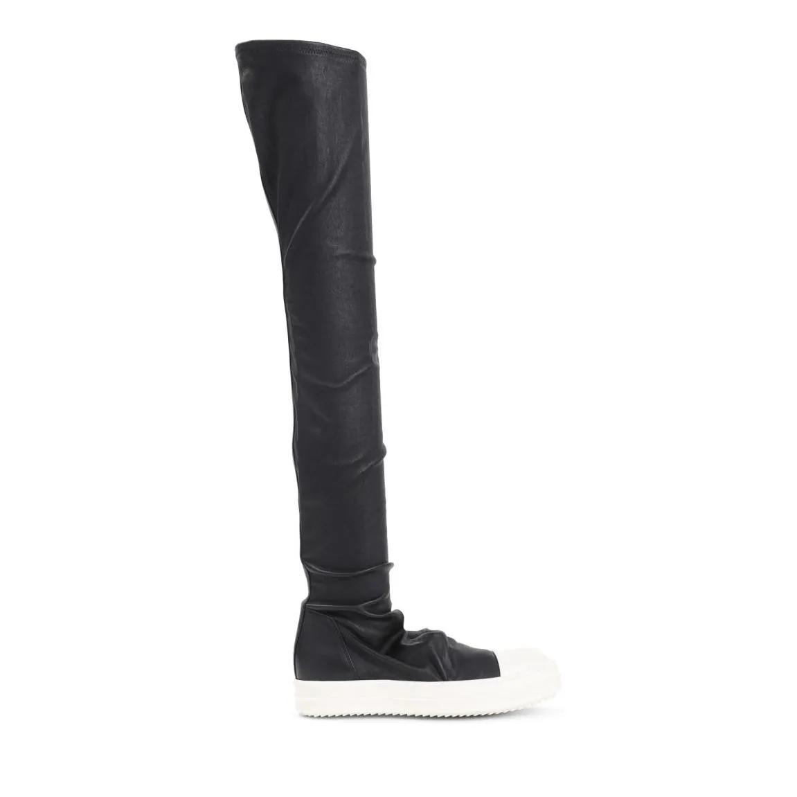 Rick Owens Stiefel - Knee High Stocking Sneakers - Gr. 36 (EU) - in Schwarz - für Damen