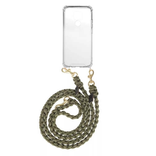 fashionette Smartphone Mate 30 Lite Necklace Braided Olive Telefonfodral