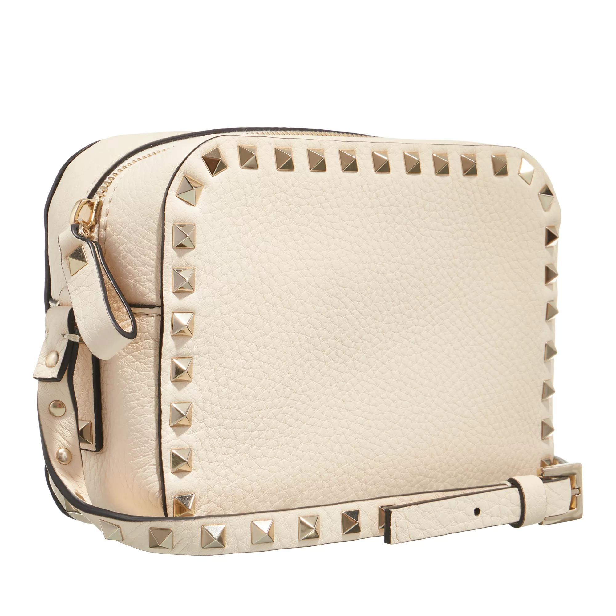 Valentino Garavani Crossbody bags Rockstud Camera Crossbody Bag in crème