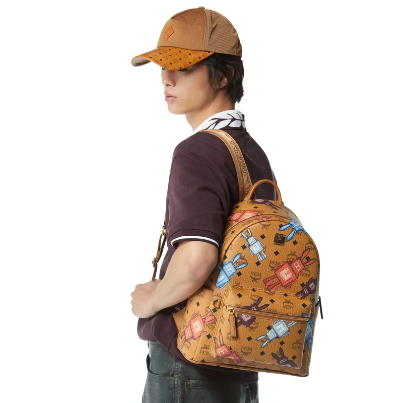 MCM Rugzak Stark Vi Backpack Smd Co Cognac(Image 3)