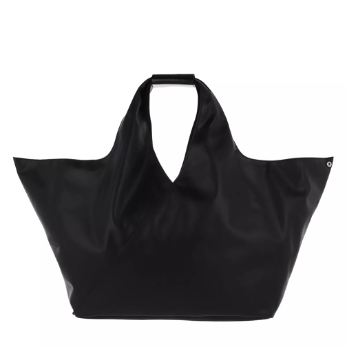 MM6 Maison Margiela Synthetic Leather Shopping Bag Black Borsa da shopping