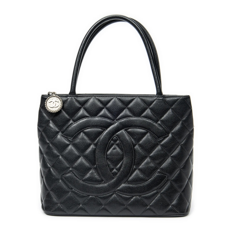 Chanel Crossbody Bag Timeless Medallion Tote schwarz
