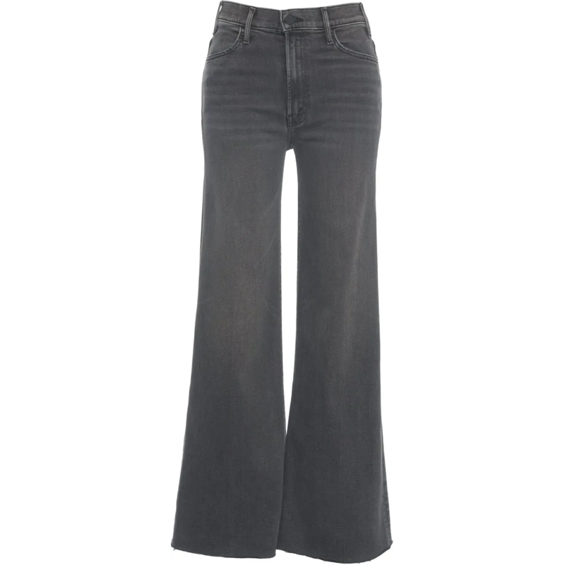 Mother Jeans Slim Fit Flared Jeans schwarz