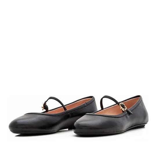 Gianvito Rossi Loafers & Ballerinas - Leather Ballet Flats - Gr. 37,5 (EU) - in Schwarz - für Damen